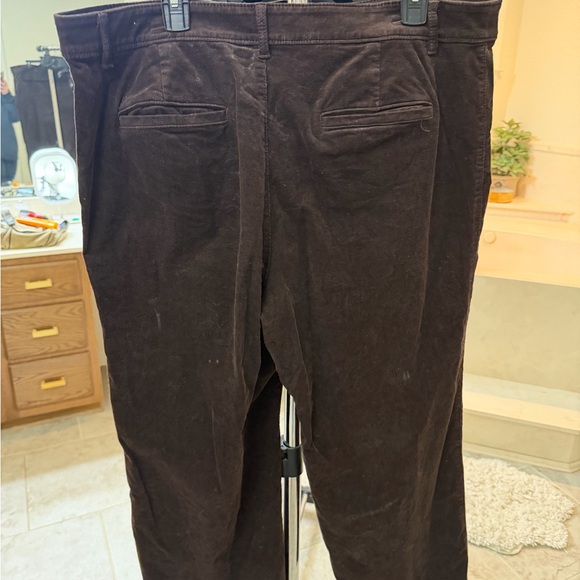 Women’s Loft Brown Corduroy Pants 18 Petite - Picture 3 of 3